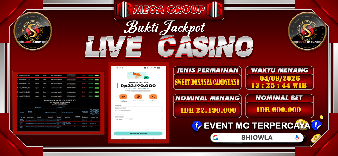 Bukti JP situs Shiowla hari Sabtu, 05 September 2026